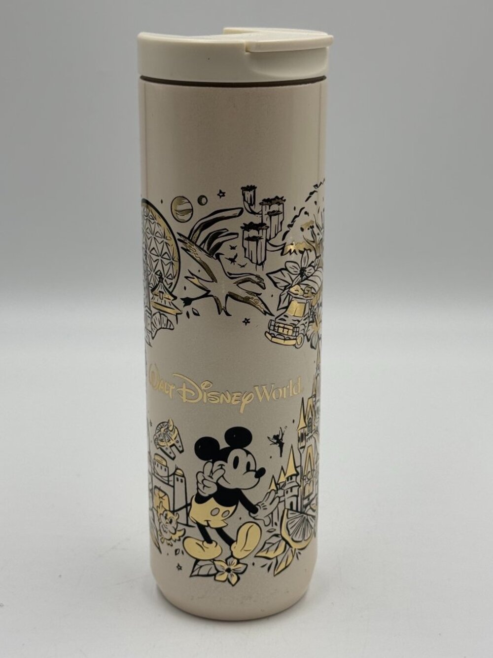 Starbucks Walt Disney World Parks Tumbler Stainless Steel Mickey Mouse 16 fl oz